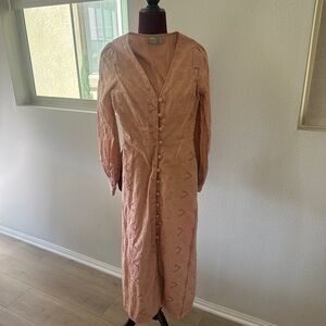 ASOS Blush Lace Dress size 2